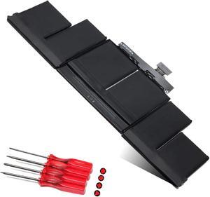 A1417 Laptop Battery Replacement for MacBook Pro 15 Inch Retina A1398 (2012 Early-2013 Version), Replacement ME665LL/A ME664LL/A MD831LL/A MC975LL/A MC976LL/A