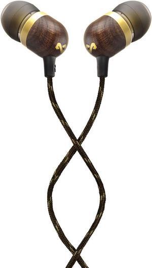 House of Marley Smile Jamaica: Wired Earphones with Microphone, Noise Isolating Design, and Sustainable Materials, Brass