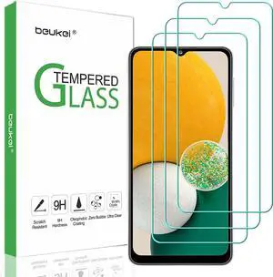 beukei (3 Pack) Compatible for Samsung Galaxy A13 LTE/Galaxy A13 5G / Galaxy A13 Screen Protector Tempered Glass, Touch Sensitive,Case Friendly, 9H Hardness