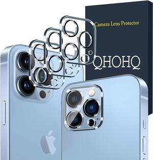 [3 Pack] Tempered Glass Camera Lens Protector for iPhone 13 Pro 6.1  iPhone 13 Pro Max 6.7 9H Hardness Ultra HD Anti-Scratch Easy to Install Case Friendly [Does not Affect Night Shots]