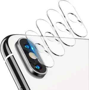 Tensea Back Camera Lens Protector Apple iPhone Xs Max/Xs/X Tempered Glass Film Screen Protector, Anti-Scratch, Anti-Fingerprint, Ultra Thin, High Definition, 4 Pack, Welcome to consult