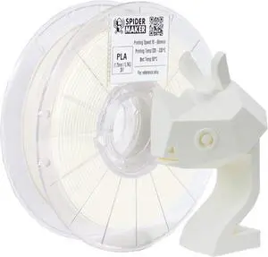 SpiderMaker 3D Matte PLA Filament - Matte Finish with Incredible Vibrant Colors - Compatible with Bambulabs AMS - 1.75 mm PLA, 700g, Dimensional Accuracy +/- 0.03mm (Paper White) SpiderMaker 3D Matte PLA Filament - Matte Finish with Incredible Vibrant Colors - Compatible with Bambulabs AMS - 1.75 mm PLA, 700g, Dimensional Accuracy +/- 0.03mm (Paper White)