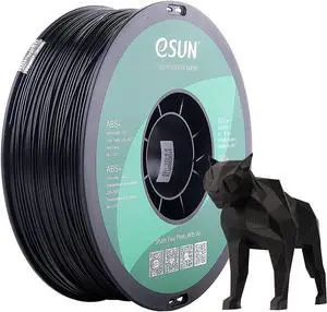 eSUN 1.75mm Black ABS+ 3D Printer Filament 1kg Spool (2.2lbs), Black, Welcome to consult