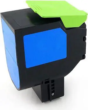 Ennovor Toner Cyan, 3500 Pages, Replaces Lexmark 71B0H20, 71B1HC0, Toner Cartridge for Lexmark CX417DE, CX517DE, CS417DN, CS517DE