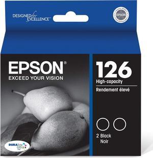 Epson T126120-D2 Black Ink Cartridges, High Capacity, 2 Pack