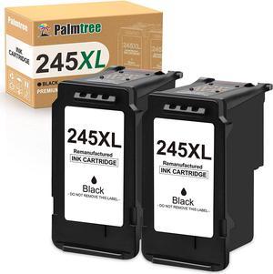 Palmtree Compatible Ink Cartridge Replacement for Canon PG245 PG245XL PG 243 244 245XL 245 XL to Use for Canon PIXMA MX492 MX490 MG2420 MG2520 MG2522 MG2555 MG2920 MG2922 Printer Ink 2 Black