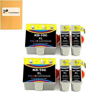 Compatible Kodak 10XL 10B 10C Combo Ink Cartridge Replacement for Kodak Easyshare 5100 5300 5500 ESP3250 ESP5250 ESP3 ESP5 ESP7 ESP9 Hero 7.1 9.1 Printers (4BK, 2C)