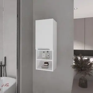 Milwaukee Medicine Cabinet, Two Shelves, Single Door Cabinet, Two Interior Shelves