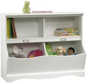 Bookcase/Footboard, White finish