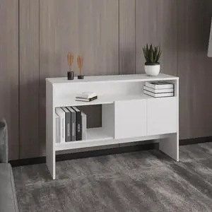 4-Tier Bookcase with Modern Storage for Books and Decor, Dark Walnut / Black Wengue