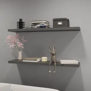 Grey  Floating Shelf