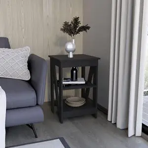Taylor End Table, Side Table, Nightstand, 3-Tier Storage Shelf, Sofa Table for Small Space Taylor End Table, Side Table, Nightstand, 3-Tier Storage Shelf, Sofa Table for Small Space