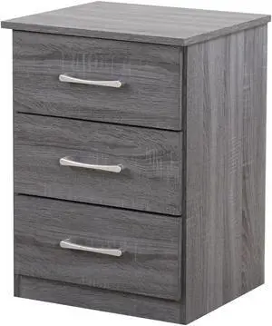 Chic Gray Contemporary Nightstand Chic Gray Contemporary Nightstand