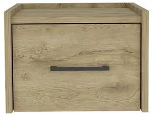 Floating Nightstand Calion, Bedroom, Macadamia