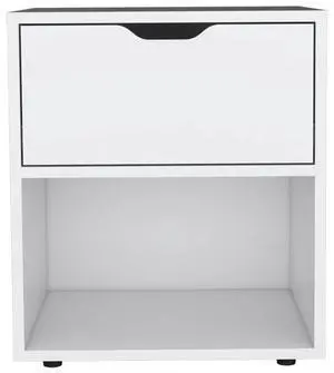 Nightstand Altheimer, Bedroom, White