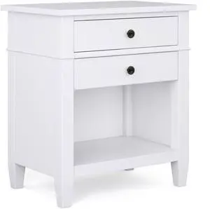 Carlton - Bedside Table - White
