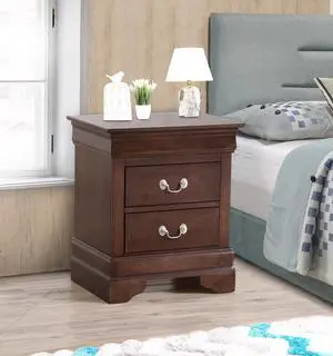 LouisPhillipe G02125-N Nightstand , Cappuccino LouisPhillipe G02125-N Nightstand , Cappuccino