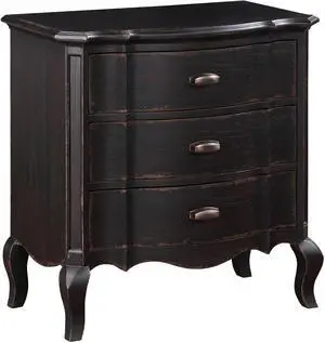Chelmsford Antique Black Finish Nightstand