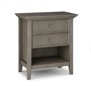 Amherst - Bedside Table - Farmhouse Grey