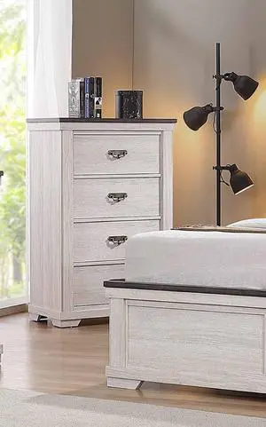 1pc Farmhouse Style Four Drawer Chest Beige Finish Rustic Bedroom Solid Wood Wooden Furniture 1pc Farmhouse Style Four Drawer Chest Beige Finish Rustic Bedroom Solid Wood Wooden Furniture