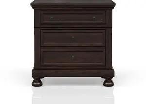 Dark Cherry Nightstand Two Drawer Dark Cherry Nightstand Two Drawer