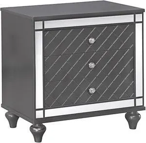 Refino - Nightstand - Dark Gray Refino - Nightstand - Dark Gray