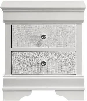 Blaze Modern Style 2-Drawer Night stand Made with Wood in White same as B009P286632 (CA inventory) Blaze Modern Style 2-Drawer Night stand Made with Wood in White same as B009P286632 (CA inventory)