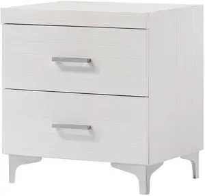 Casilda White Finish Nightstand