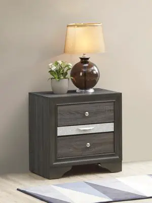 Madrid G02305-N Nightstand , Gray