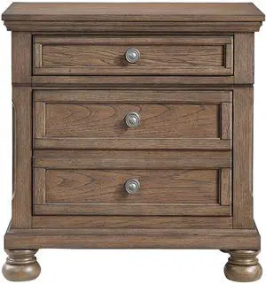 Transitional Antique Brown Finish 1pc Nightstand with Hidden Drawer Bun Feet Classic Wooden Bedroom Furniture Transitional Antique Brown Finish 1pc Nightstand with Hidden Drawer Bun Feet Classic Wooden Bedroom Furniture