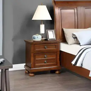 Sleek Cherry Nightstand For Modern Spaces