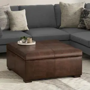 Gabbie Square Coffee Table Storage Ottoman