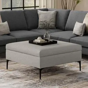 Rebecca Coffee Table Storage Ottoman with Lift Up Lid