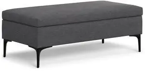 Rebecca Large Coffee Table Storage Ottoman with Lift up Lid