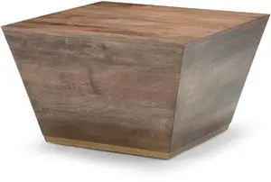 Abba - Square Coffee Table - Dark Brown