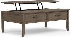 Ela - Lift Top Coffee Table - Smoky Brown