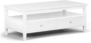 Warm Shaker - Coffee Table - White