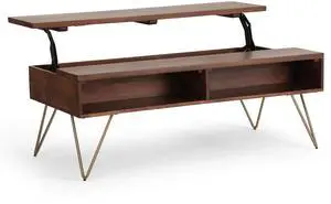 Hunter - Lift Top Coffee Table - Umber Brown