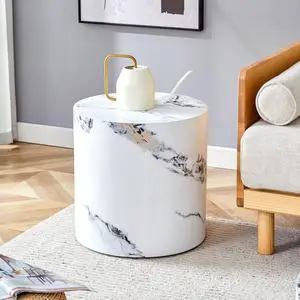 The cylindrical table with its patterned design can be easily integrated into a variety of interior styles, from coffee tables to small dining tables, or makeshift writing desks.W1151P200297