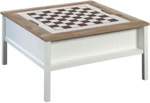 Gaming/Coffee Table, White finish