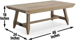 Riverdale - Coffee Table - Brown