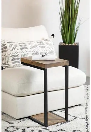 Black and Antique Nutmeg Snack Table