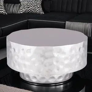 CT-90-30-30 Modern Style Coffee Table made with Metal in Silver