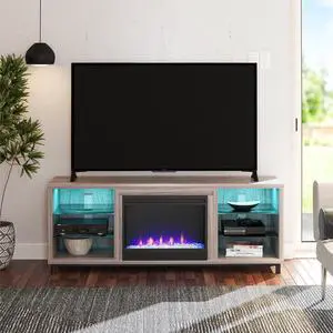 Lumina Deluxe Fireplace TV Stand for TVs up to 70"