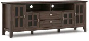 Artisan - 72" TV Media Stand - Farmhouse Brown