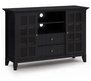 Acadian - Tall TV Media Stand - Black