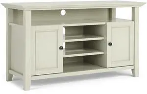 Amherst 54 inch Solid Wood TV Media Stand in Antique White