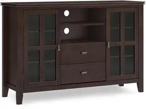 Artisan - Tall TV Media Stand - Dark Chestnut Brown