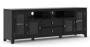 Cosmopolitan - 72" Wide TV Media Stand - Black