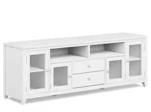 Cosmopolitan - 72" Wide TV Media Stand - White